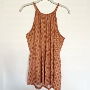 Orange halter knit top by paper moon size large